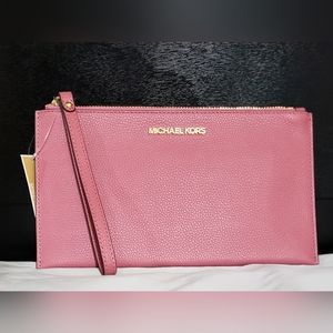 Michael Kors Dark Rose Clutch